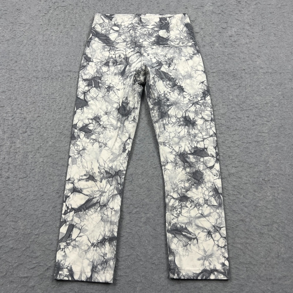 Lululemon Wunder‎ Under Hi-Rise 7/8 Tight Women's 4 Dual Shibori Marble Tie Dye